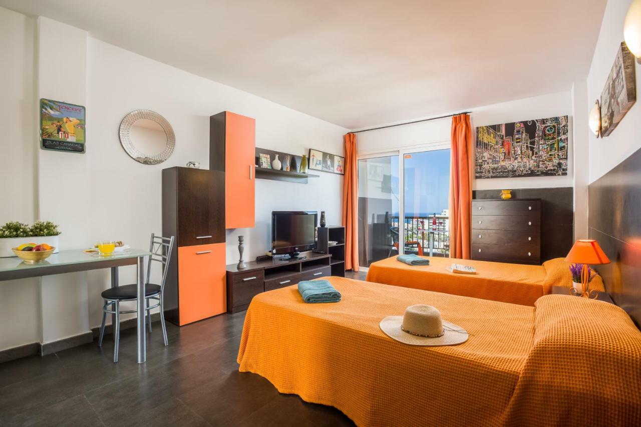 926 Fabulous View Of Lasamericas, Seafront Studio! Playa de las Américas Exterior foto