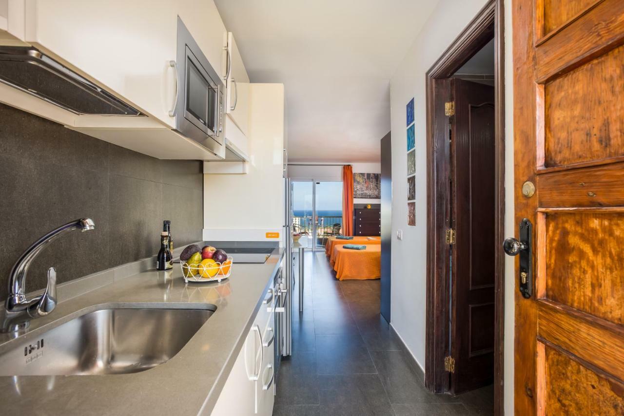 926 Fabulous View Of Lasamericas, Seafront Studio! Playa de las Américas Exterior foto