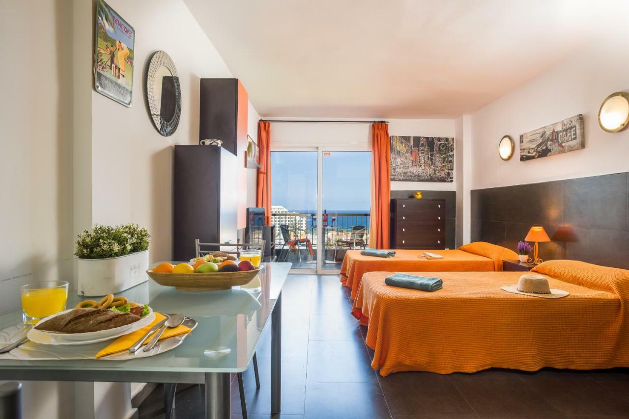 926 Fabulous View Of Lasamericas, Seafront Studio! Playa de las Américas Exterior foto